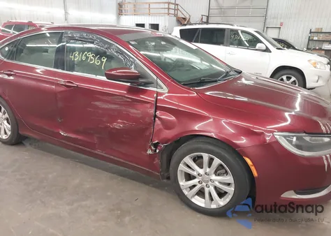 2015 Chrysler 200 Limited z USA, uszkodzony, nr VIN 1C3CCCAB3FN633484